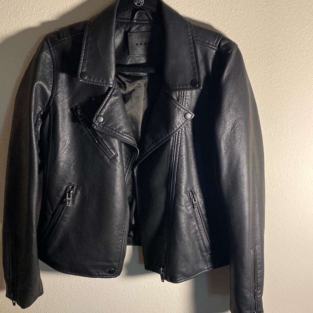 Blank NYC Faux Leather Moto Jacket NWT